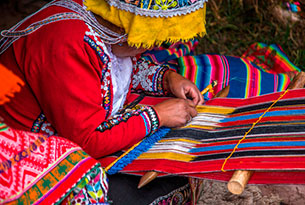 Machu Picchu & islas Galápagos: Centro textil Awanacancha
