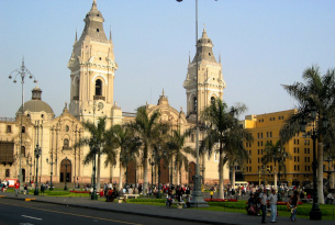 Cathedral in Lima, Peru