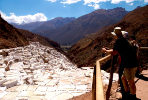Saltpans in the Sacred Valley, Peru
