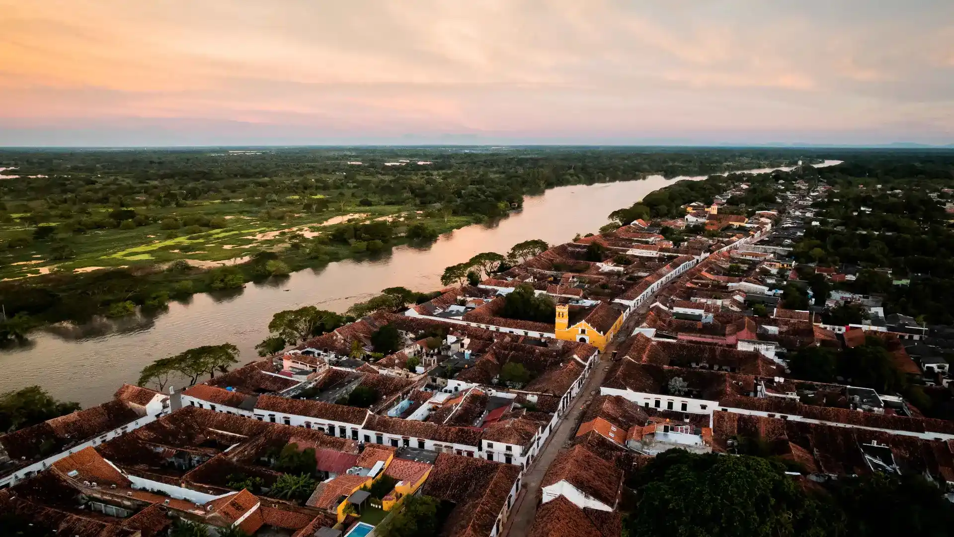 Magdalena river in Colombia
