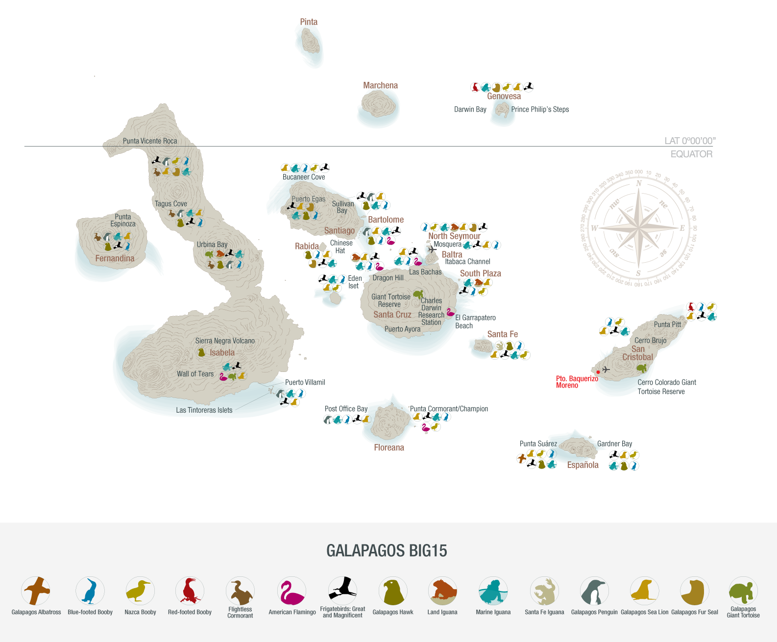 Galapagos Big15 Map