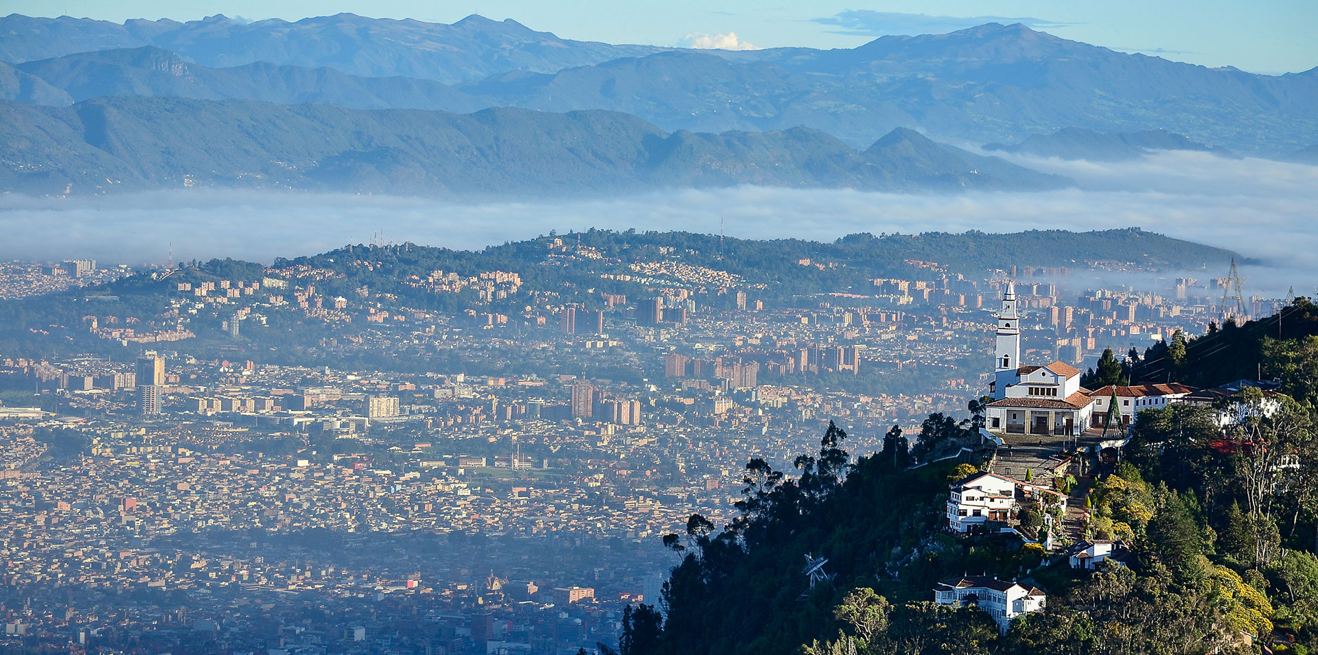 bogota colombia skyline city