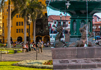 Lima city and Cusco City