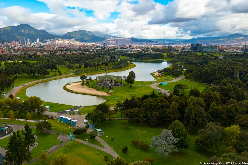 Simon Bolivar Metropolitan Park in Bogota, Colombia