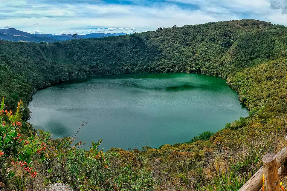 Guatavita Lagoon in Colombia