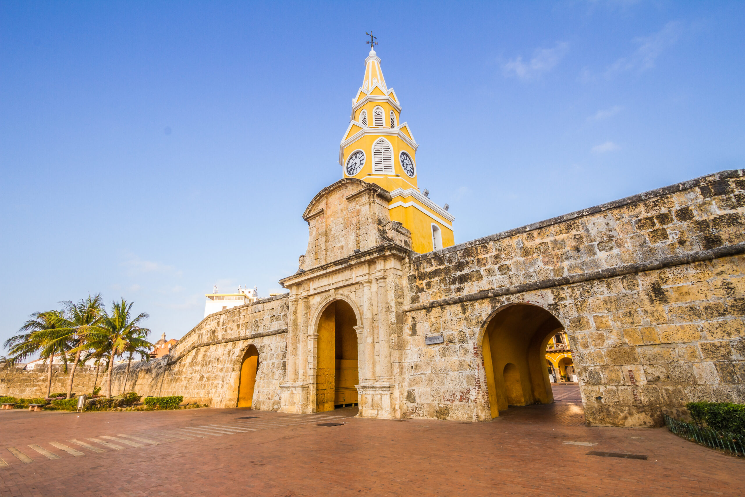 Clock Tower Monument in Cartagena, Colombia