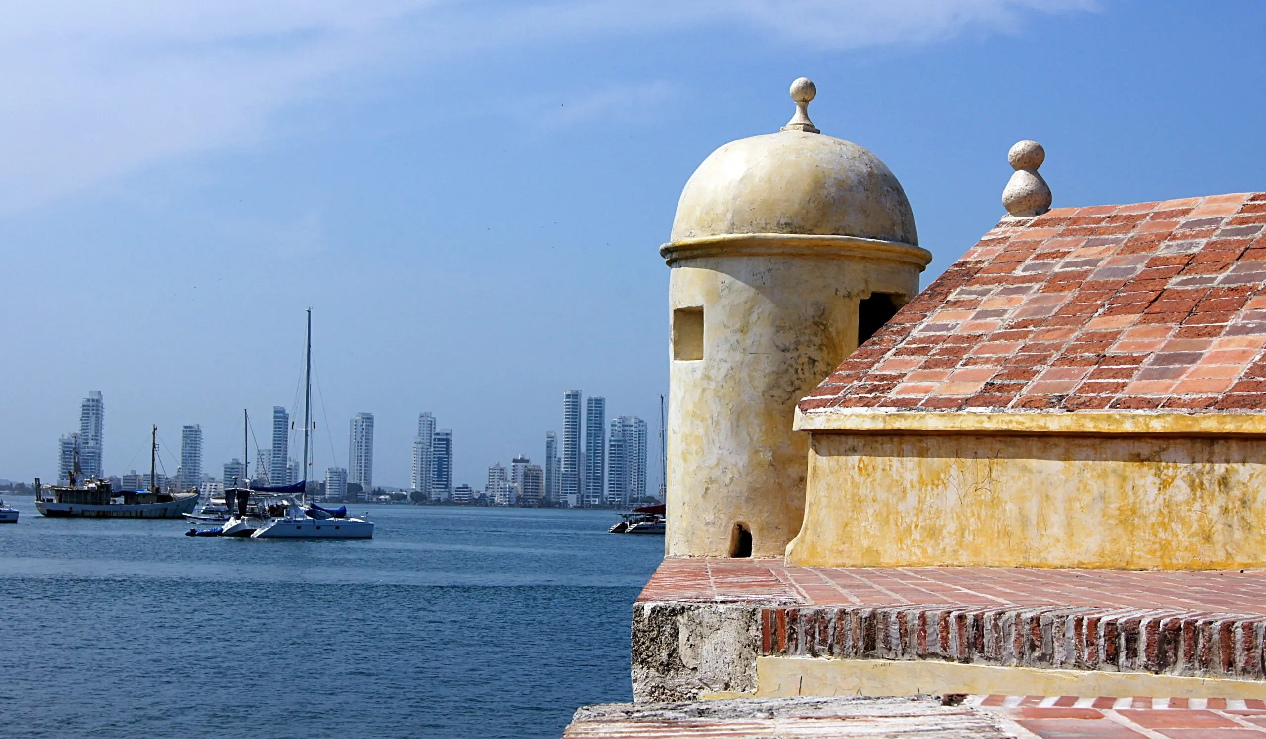 Manga waterfront landscape
